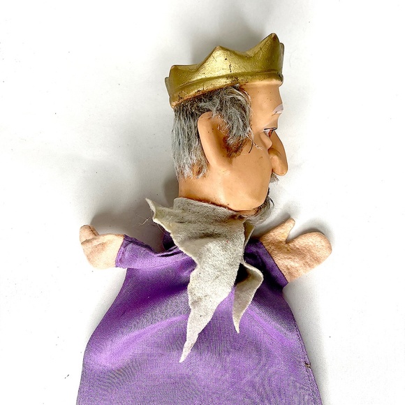 Vintage Rubber Head Royal Hand Puppets - 3 - Picture 4 of 8